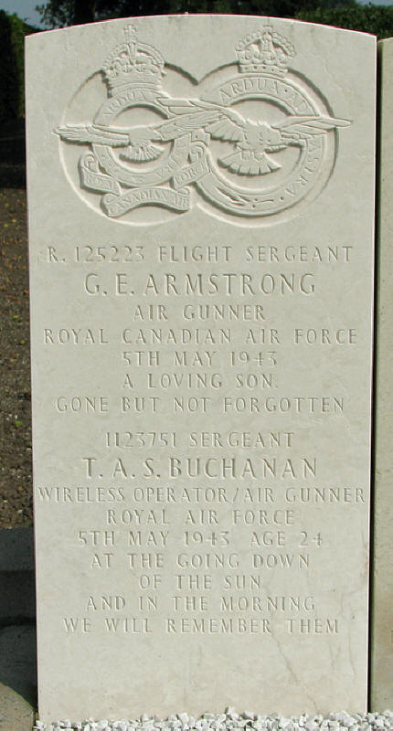 F/Sgt George Ernest Armstrong<br /><br /><br />died on active duty - 5.5.1943