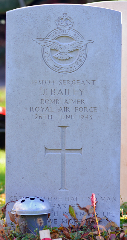 Sgt James Bailey<br /><br /><br />died on active duty - 26.6.1943