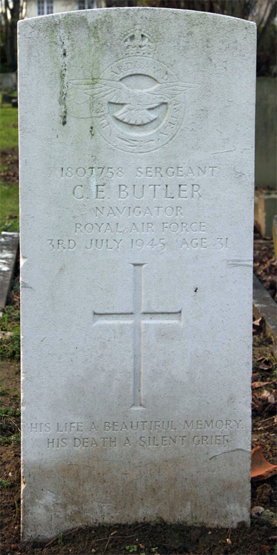 Sgt Charles Edward Butler<br /><br /><br />died training excersise - July 3rd, 1945