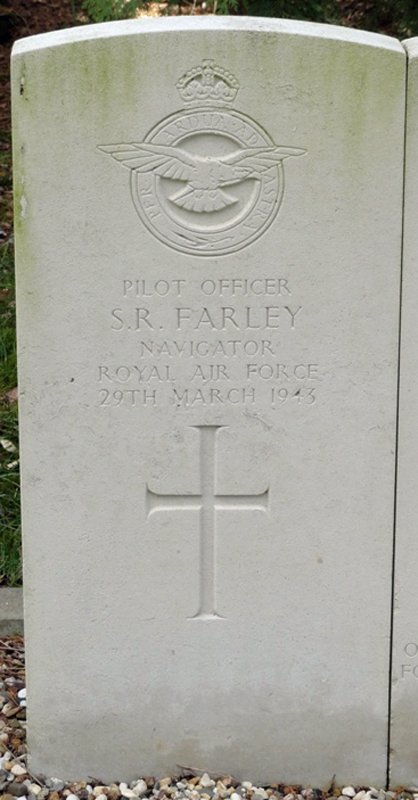P/O Stanley Robert Farley<br /><br /><br />died on active duty - March 29th, 1943