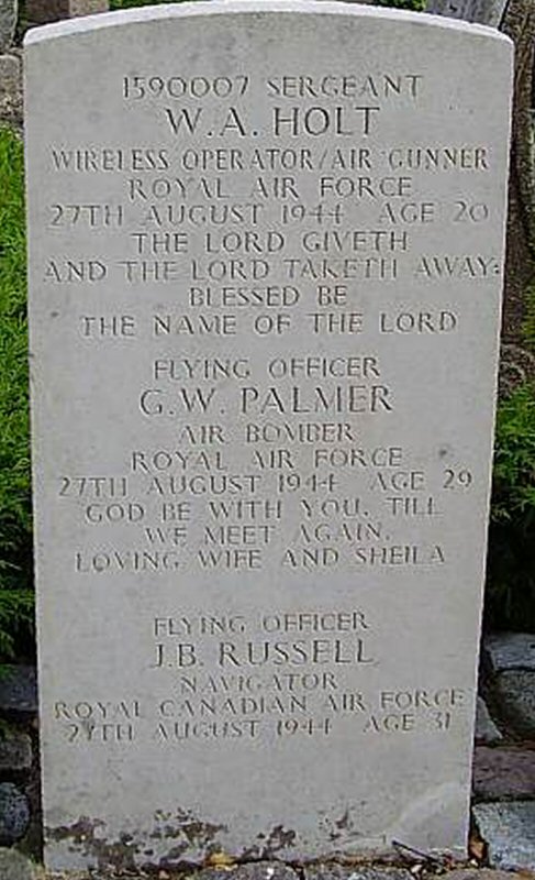 Sgt William Alexander Holt<br /><br /><br />died on active duty - August 27th, 1944
