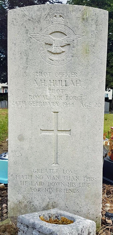 F/Sgt Alfred Henry Hullah<br /><br /><br />died on active duty - February 24th, 1944