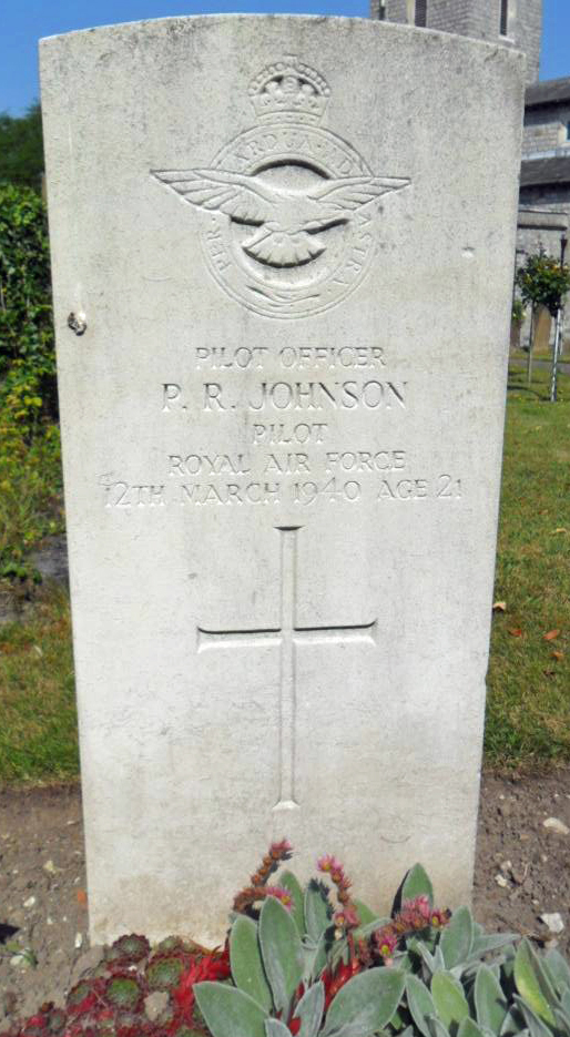 P/O Peter Richard Johnson<br /><br /><br />died on active duty - March 12th, 1940