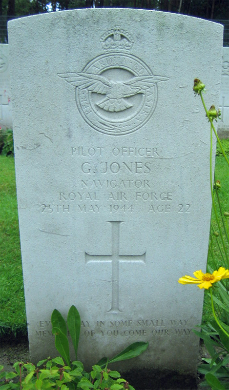 Sgt Gwynfor Jones<br /><br /><br />died on active duty - May 25th, 1944