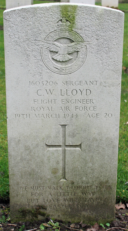 Sgt Cyril William Lloyd<br /><br /><br />died on active duty - March 19th, 1944