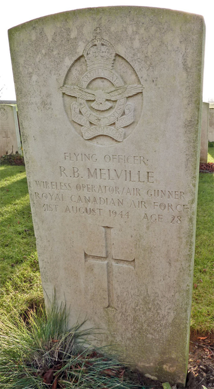 F/O Robert Bruce Melville<br /><br /><br />died on active duty - August 31st, 1944