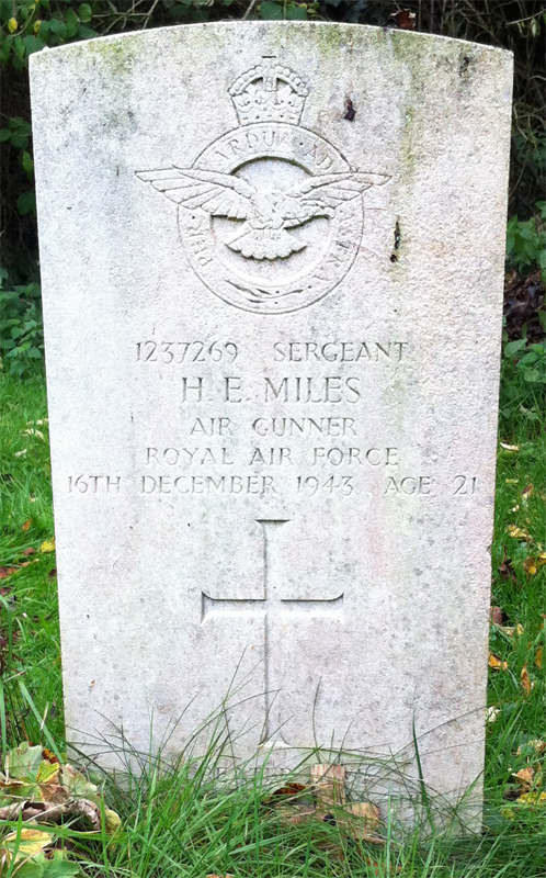 Sgt Henry Edwin Miles<br /><br /><br />died on active duty - December 16th, 1943