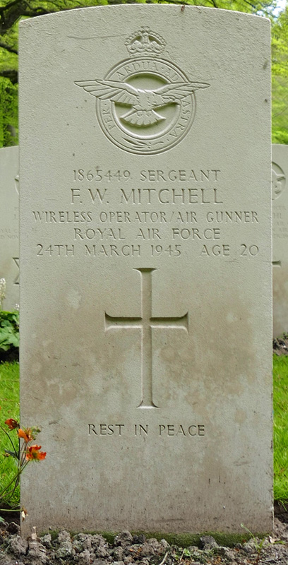 Sgt Frederick William Mitchell<br /><br /><br />died on active duty - March 24th, 1945