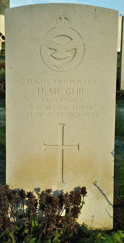 F/Lt Henry McGhie<br /><br /><br />died on active duty - September 27th, 1943
