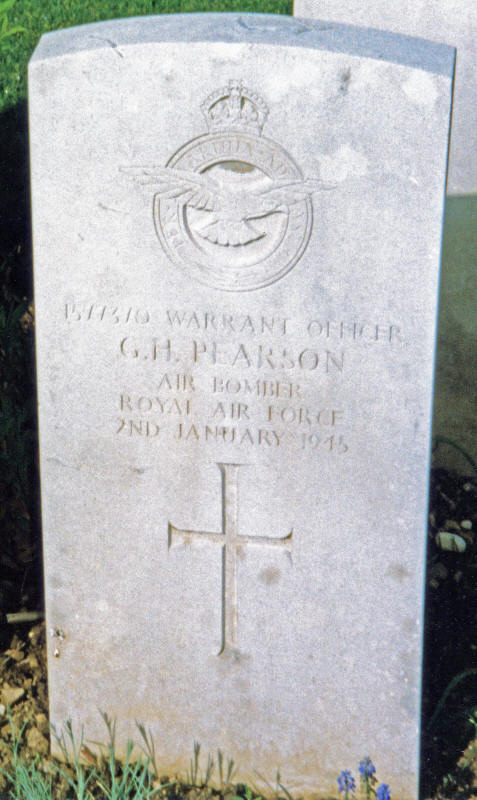 W/O George Henry Pearson<br /><br /><br />died on active duty - January 2nd, 1945