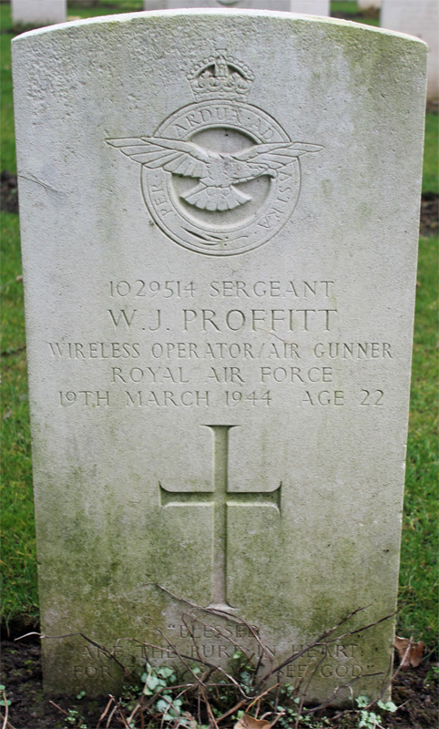 Sgt William John Proffitt<br /><br /><br />died on active duty - March 19th, 1944