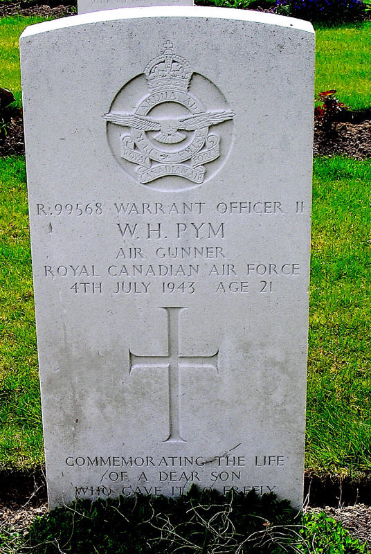 W/O William Harold Pym<br /><br /><br />died on active duty - July 4th, 1943