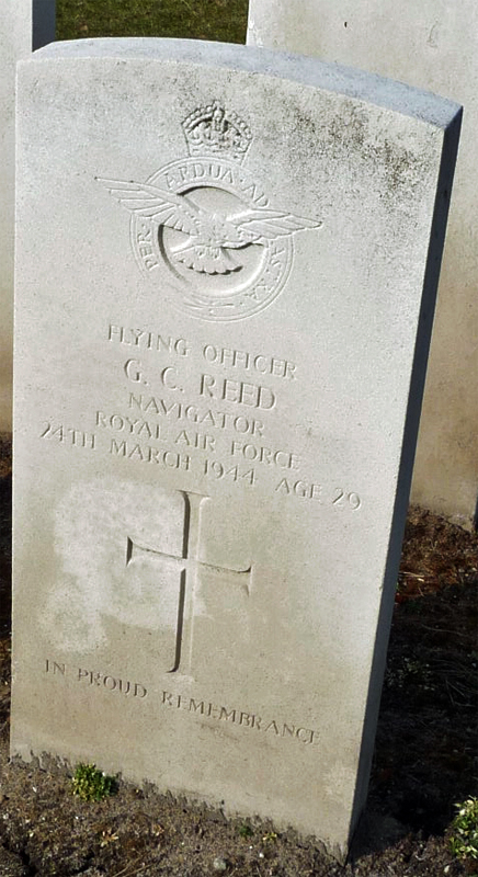 F/O George Carlisle Reed<br /><br /><br />died on active duty - March 24th, 1944