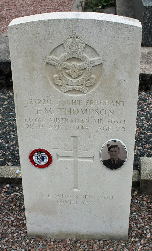Sgt Eric Moore Thompson<br /><br /><br />died on active duty - April 28th, 1944