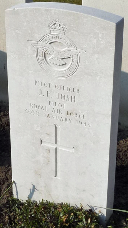 P/O James Findlay Tosh<br /><br /><br />died on active duty - January 30th, 1944