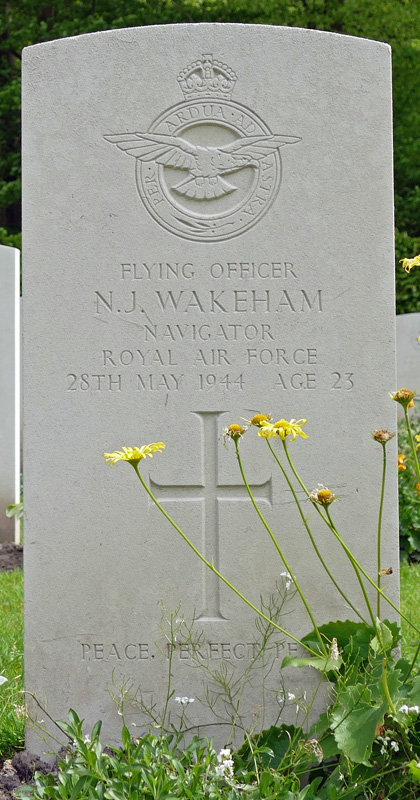 F/O Norman John Wakeham<br /><br /><br />died on active duty May 28th, 1944