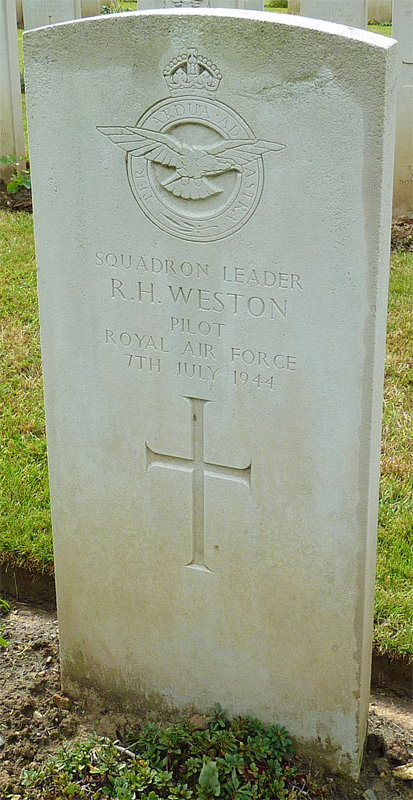 S/Ldr Ralph Henry Weston<br /><br /><br />died on active duty July 7th, 1944