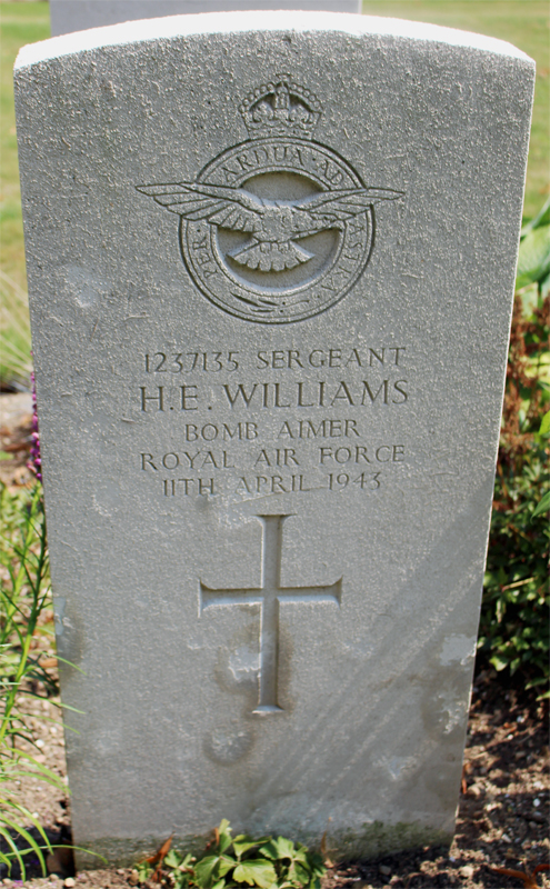 Sgt Harold Edward Williams<br /><br /><br />died on active duty April 11th, 1943