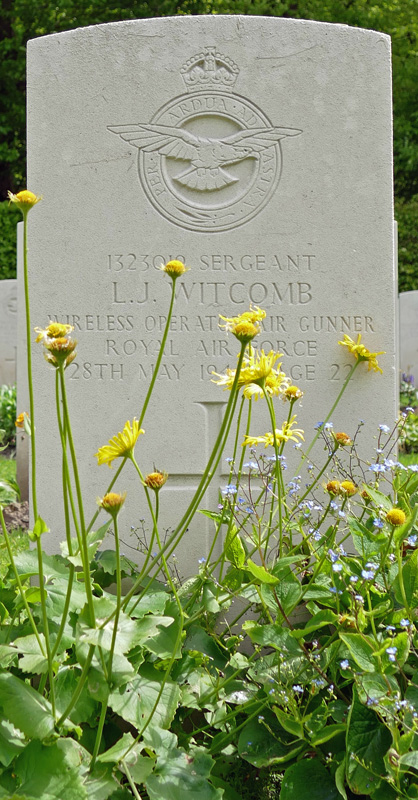Sgt Leslie John Witcomb<br /><br /><br />died on active duty May 28th, 1944